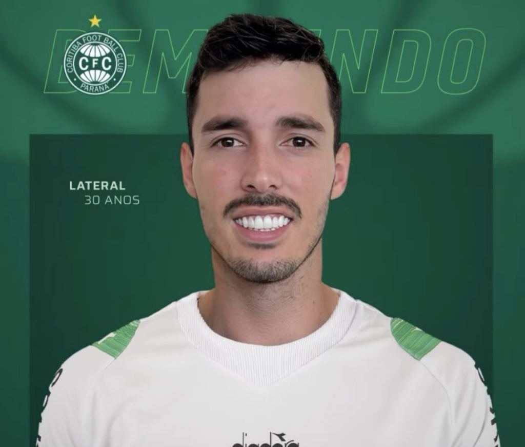 Após saída de Rafinha, Coritiba anuncia lateral campeão olímpico com a seleção