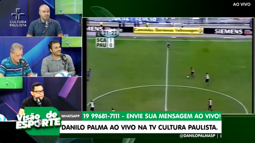 Visão de Esporte recebe Marcinho, que relembra histórico São Caetano 2 Marcinho, convidado especial do Visão de Esporte desta segunda-feira, relembrou o histórico São Caetano de 2004