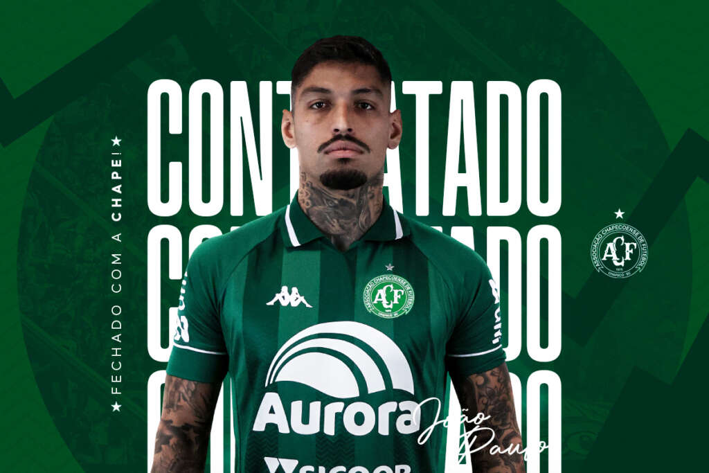 Chapecoense confirma retorno do zagueiro João Paulo e anuncia meia Márcio Júnior para a Série B