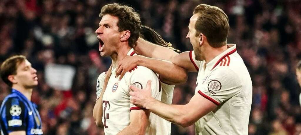 Bayern foca em virada contra a Inter de Milão na Liga dos Campeões