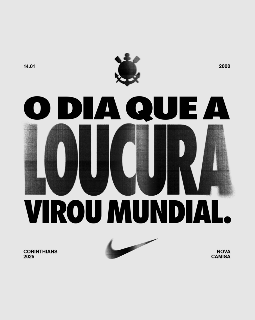 Corinthians lança uniformes em homenagem ao Mundial de 2000 após provocar Palmeiras 9 GpdfNB3XgAADzjl