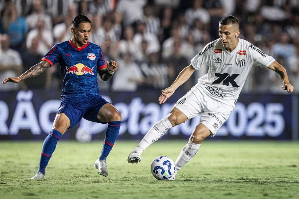 Santos 1 x 2 Red Bull Bragantino - Massa Bruta complica o Peixe 2 Massa Bruta complica o Peixe (Foto: Divulgação/Santos)