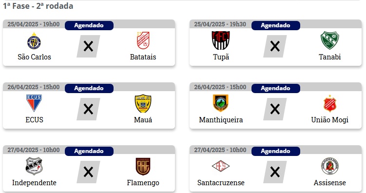 Segundona: Dois jogos abrem a 2ª rodada com estreia do Tupã em Marília 2 Sem titulo 3