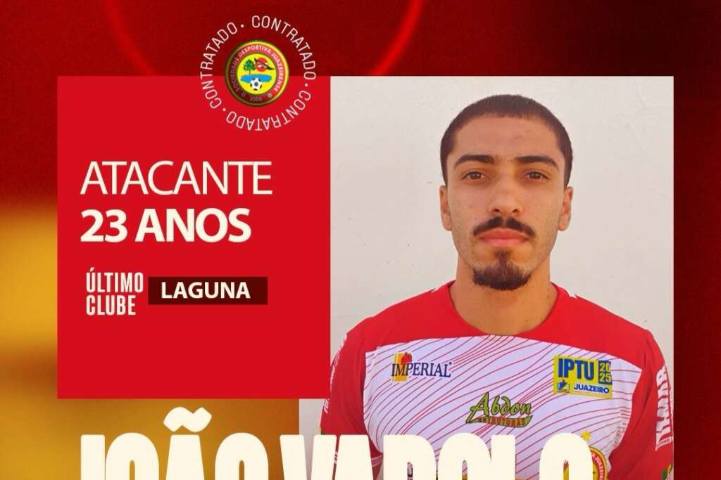 Juazeirense contrata João Varolo para reforçar o ataque na Série D (Foto: Divulgação)