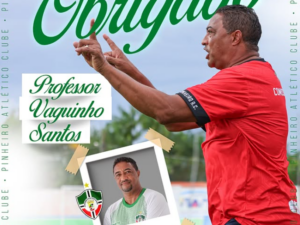 Maranhense: Pinheiro anuncia a demissão de treinador Vaguinho Santos