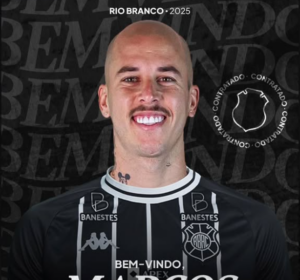 Série D: Rio Branco-ES anuncia a contratação do volante ex-Vasco e Náutico