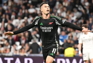 Martinelli atinge marca histórica pelo Arsenal após vitória na Liga dos Campeões