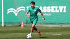 Felipe Anderson faz atividade interna, e Maurício prega reação no Palmeiras