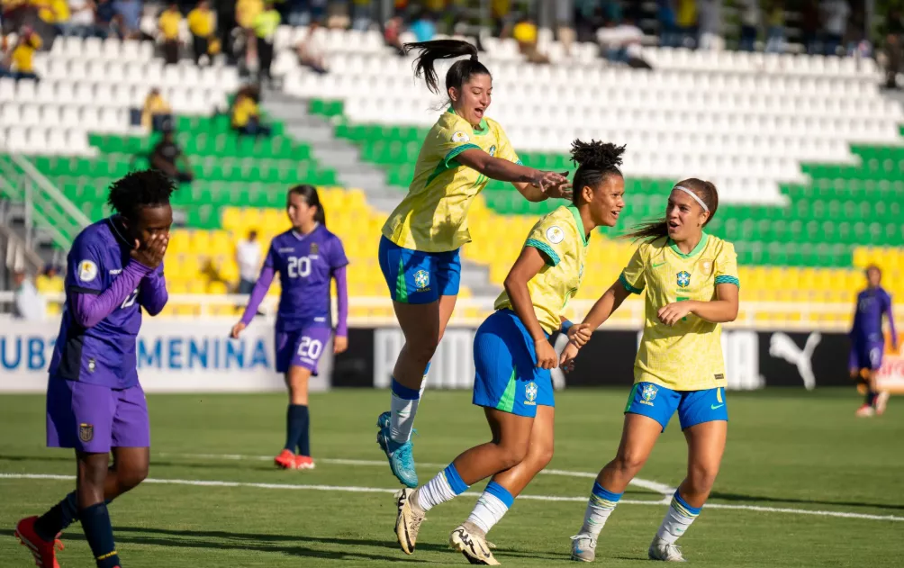 Seleção brasileira vence o Equador pelo Sul-Americano feminino Sub-17