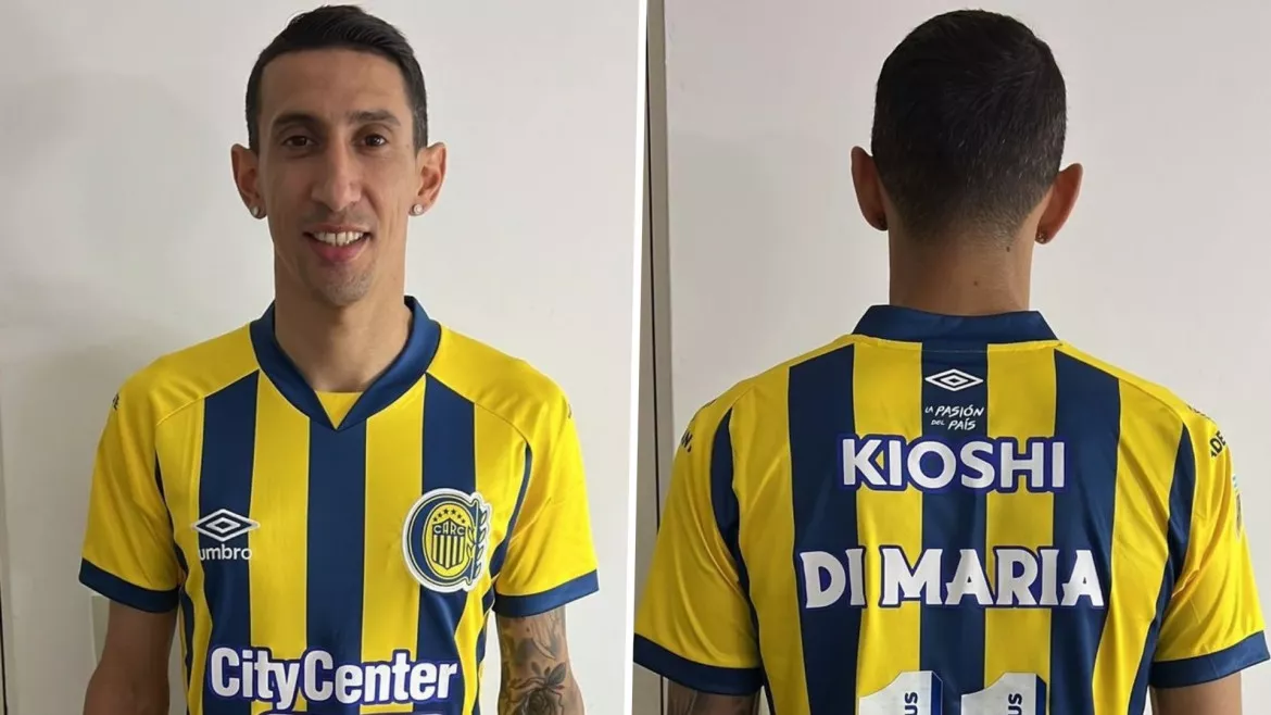 Rosario Central anuncia a contratação de Di María 1 Di María - Foto: Divulgação / Rosario Central