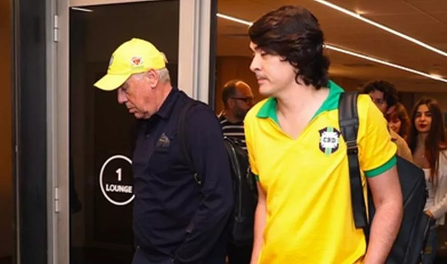 Carlo Ancelotti chega no Rio ao 'velho' estilo verde-amarelo 2 CBF - 2025 - Ancelotti