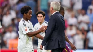 Depois de Vini Jr, Endrick também homenageia Ancelotti: 'Você marcou minha chegada à Europa'