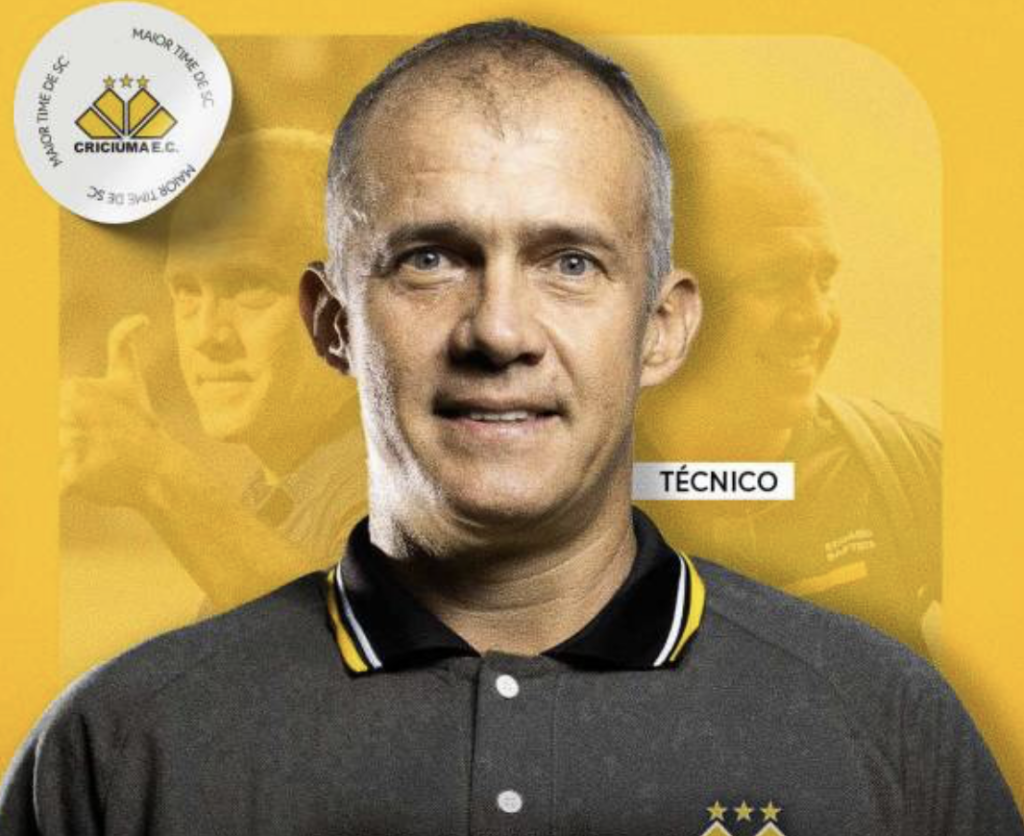 Eduardo Baptista, ex-Palmeiras, é o novo técnico do Criciúma para sequência da Série B