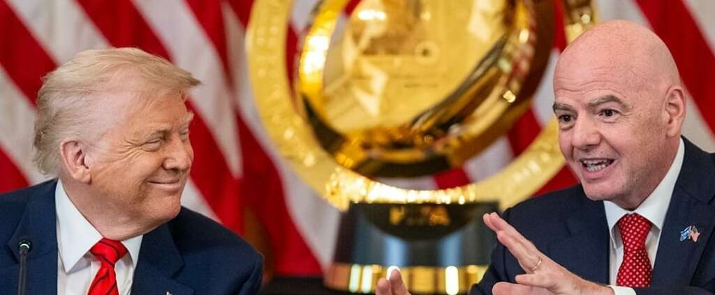 Trump encontra presidente da Fifa e sugere Rússia na Copa de 2026