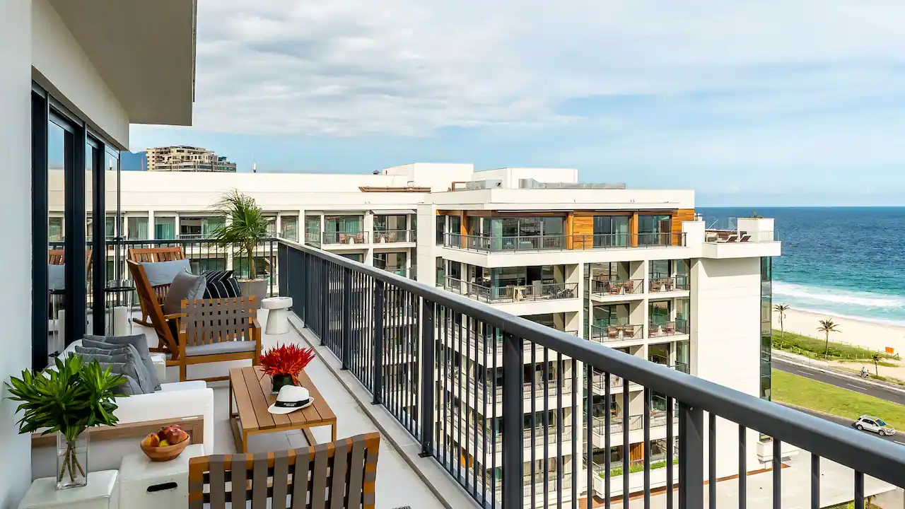 Ancelotti é hospedado em hotel com diária de R$ 5 mil e vista para o mar 2 Grand Hyatt Rio de Janeiro P250 Diplomatic Suite Ocean View Balcony.16x9