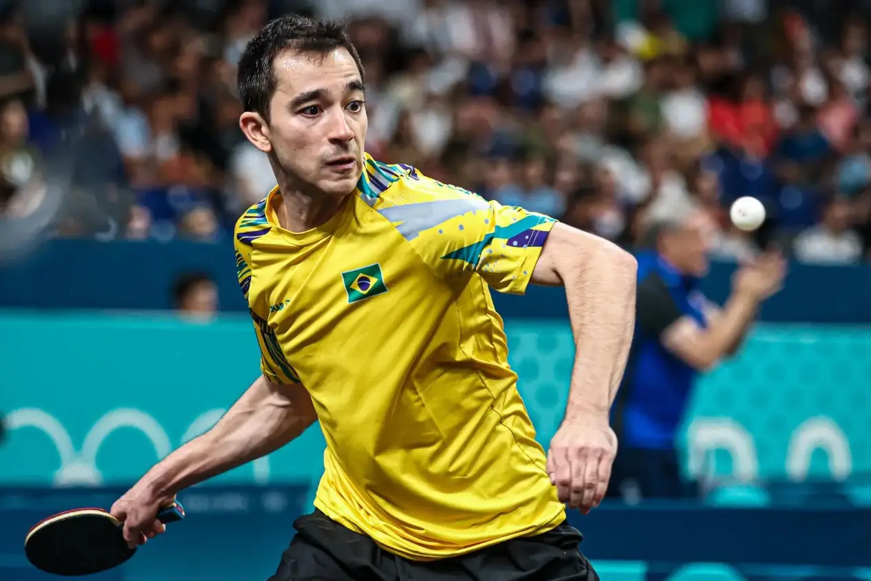 Calderano perde para chinês na final do Mundial e obtém vice inédito no tênis de mesa