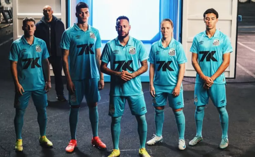Santos homenageia Neymar com camisa azul-turquesa: 'Grande simbolismo' 3 LHWXH6qc image 138
