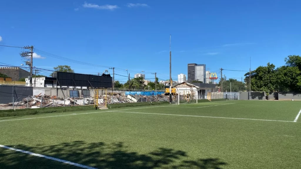 Santos moderniza CT Rei Pelé com estrutura modular em 60 dias 2 Santos moderniza CT Rei Pelé com estrutura modular em 60 dias (Foto: Divulgação)