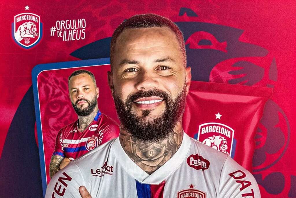 Barcelona de Ilhéus contrata atacante de 40 anos para a Série D 2 Barcelona de Ilhéus contrata atacante de 40 anos para a Série D (Foto: Divulgação)