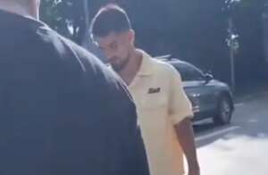 Atacante do Palmeiras se envolve em acidente com motociclista no Alphaville