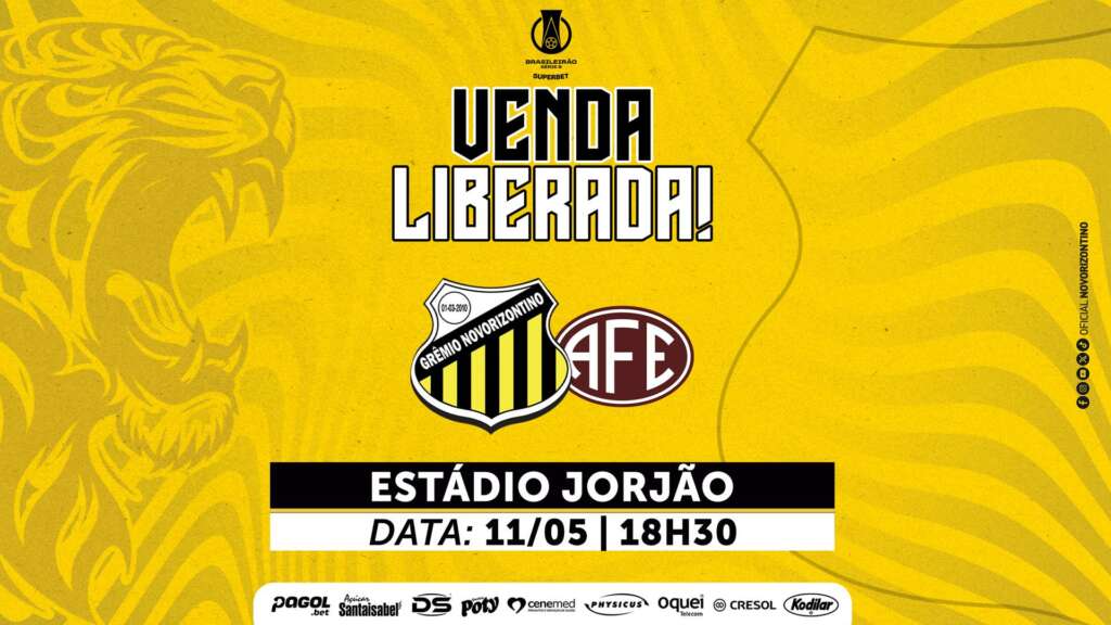 Novorizontino convoca torcida para clássico regional na Série B