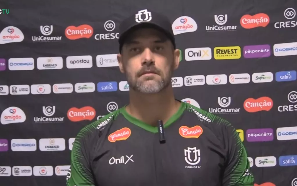 Maringá chega a 4 jogos sem vencer e auxiliar comenta erro: "Não dá pra piscar" 1 Maringá Ivan Campanari