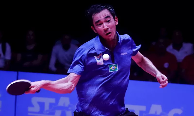 Calderano vence chinês em jogo emocionante e vai a final inédita do Mundial de tênis de mesa