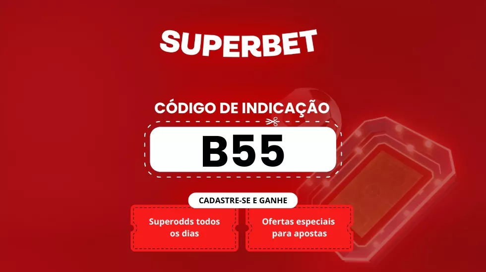 Código de indicação Superbet 2025: Use B55 no Cadastro 1 capa