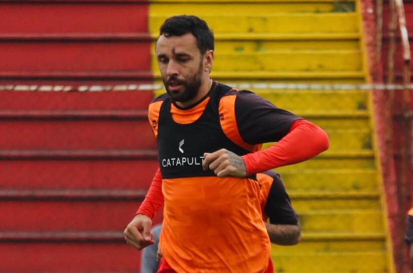 Caio Mancha foi o artilheiro da Copa Paulista de 2022 pela Portuguesa (Foto: Bianca Coan / Hercílio Luz)