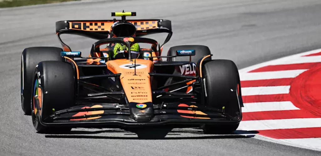 Lando Norris garante pole em 1º treino livre e Bortoleto termina em 16º