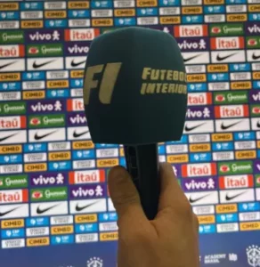 Portal Futebol Interior esteve presente na coletiva do técnico Carlo Ancelotti