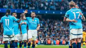 Manchester City vence e sobe para o 3º lugar no Inglês