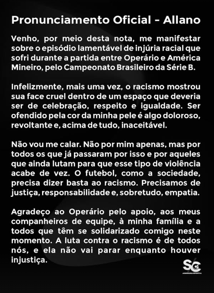 Allano cobra rigor contra o preconceito: 'Precisamos de justiça' 2 image 41