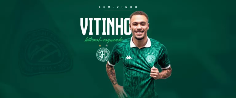 Guarani anuncia lateral-esquerdo Vitinho para Série C