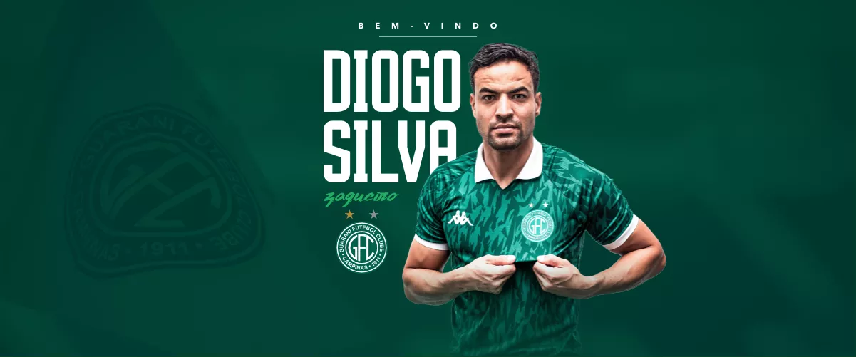 Guarani anuncia zagueiro para sequência da Série C 1 Guarani Diogo Silva