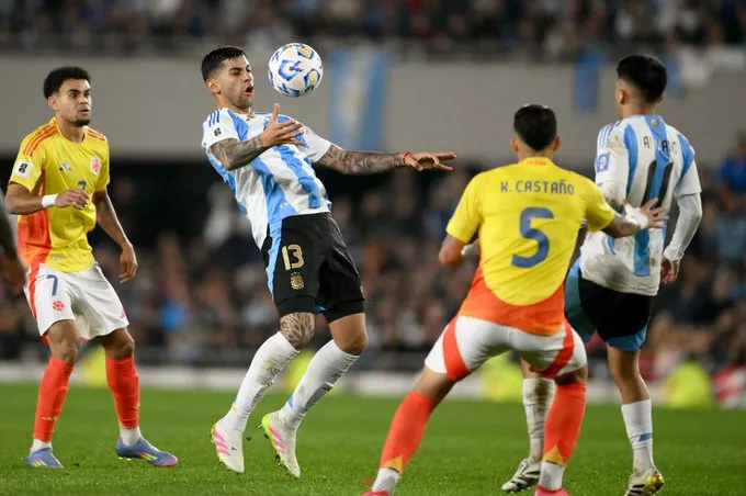 Colômbia empata com Argentina, mantém jejum nas Eliminatórias, mas fica perto da Copa de 2026