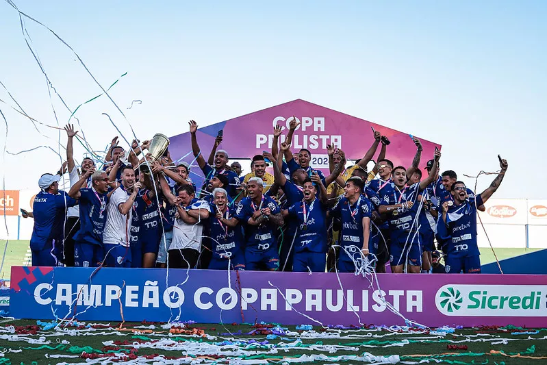 Monte Azul foi campeão da Copa Paulista 2024. Foto: Pedro Zacchi/Ag. Paulistão