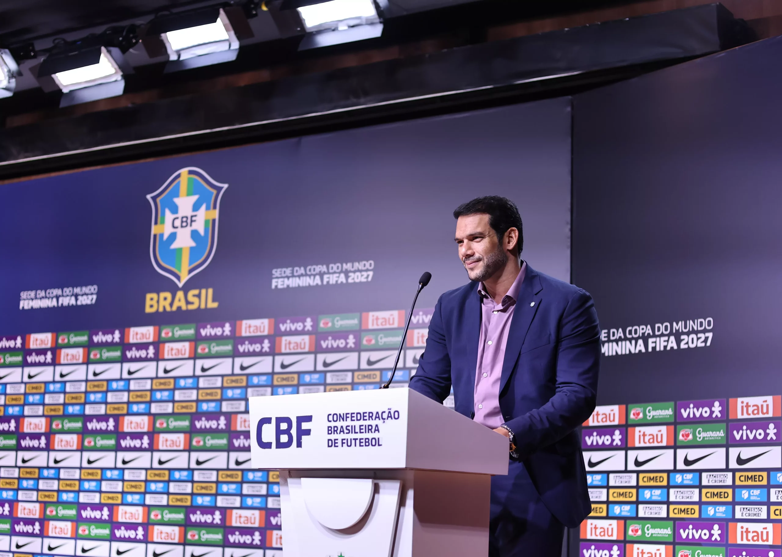 Novo presidente da CBF, Samir Xaud