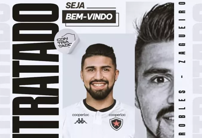 Botafogo contrata zagueiro chileno como 3º nome para a Série C