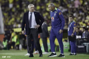 Ancelotti 'vira a chave' do Brasil em estreia contra o Equador