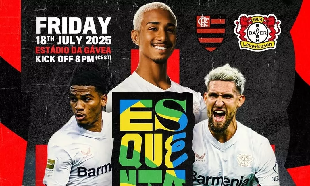 Flamengo sub-20 e Bayer Leverkusen farão amistoso em julho