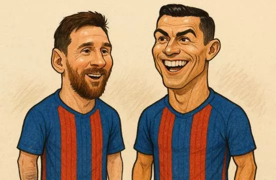 Cristiano Ronaldo e Messi juntos. Veja quem quer isso!