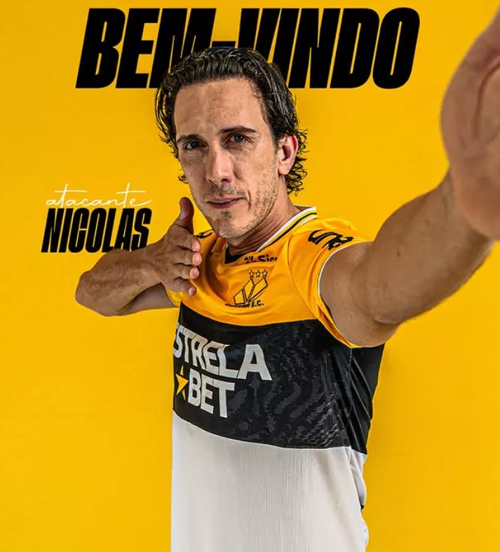 Criciúma anuncia o retorno de Nicolas, ex-Paysandu
