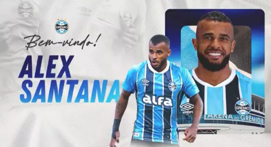 Grêmio anuncia a contratação do volante Alex Santana