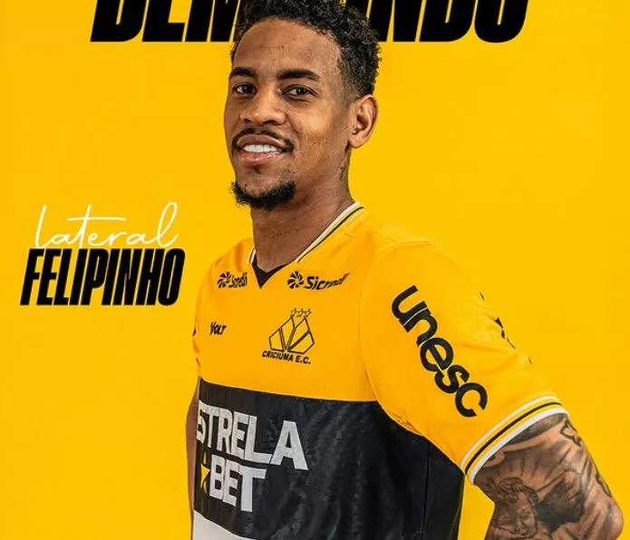 Série B: Criciúma acerta a contratação do lateral Felipinho