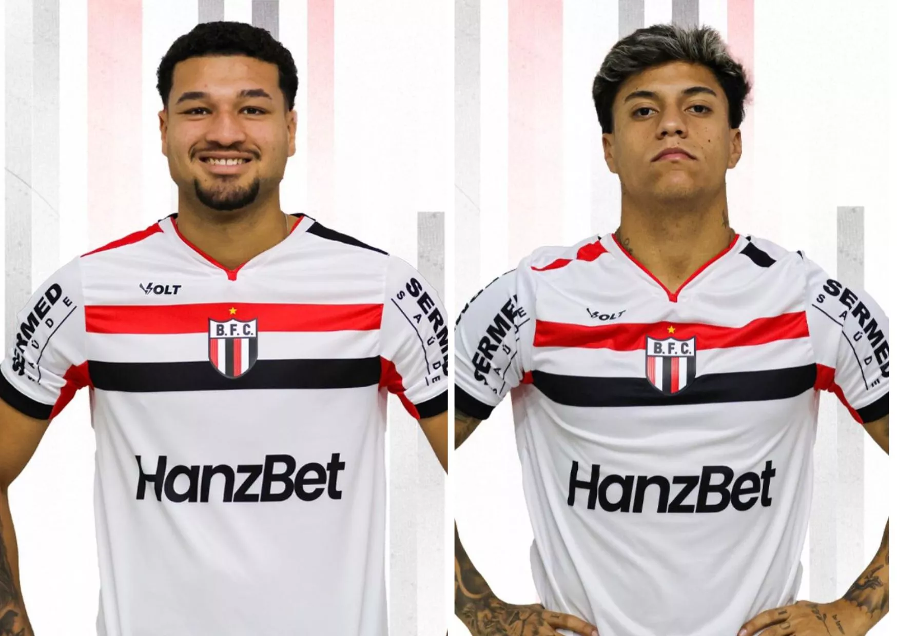 Copa Paulista: Lateral e centroavante são mais dois reforços do Botafogo 1 Com Caíque Trindade e Candê, elenco do Botafogo chega a 9 reforços (Foto: Divulgação)
