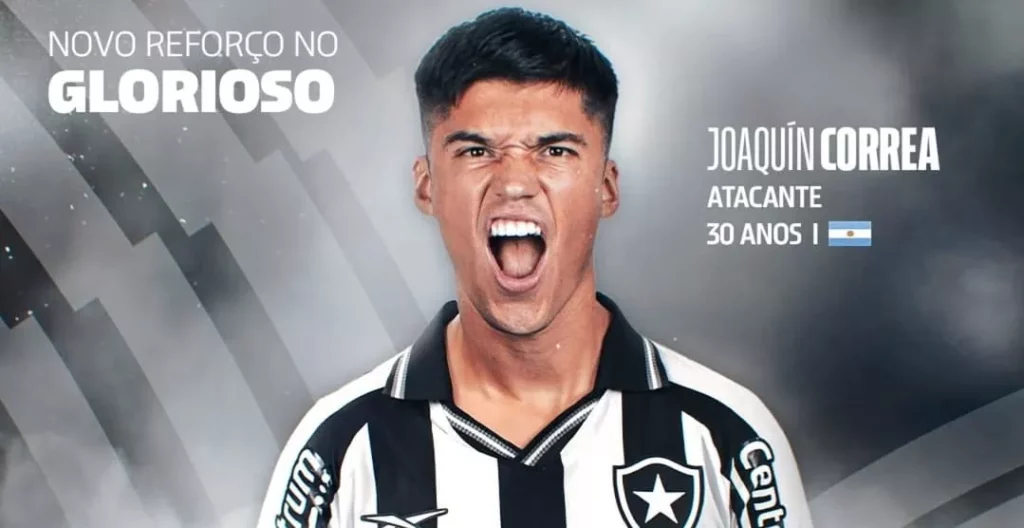 Correa, Kaio e Loor aparecem no BID e já podem estrear pelo Botafogo