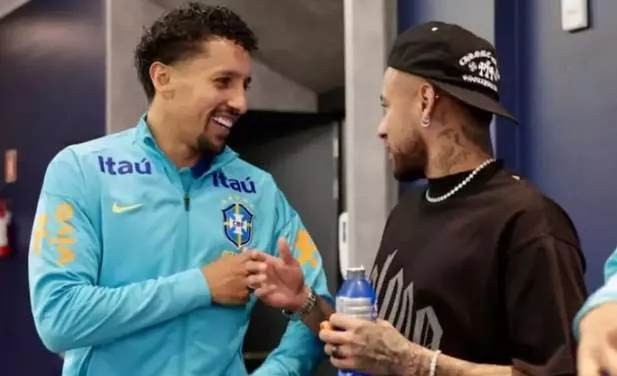 Neymar visita a seleção, mas vai a leilão e não vê jogo 2 Neymar.jr - 2025