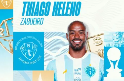 Paysandu contrata o zagueiro Thiago Heleno