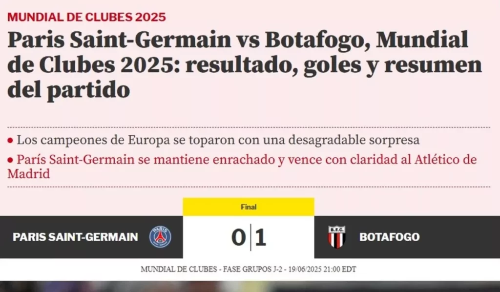 Jornal espanhol coloca Botafogo-SP no Mundial de Clubes. Veja!